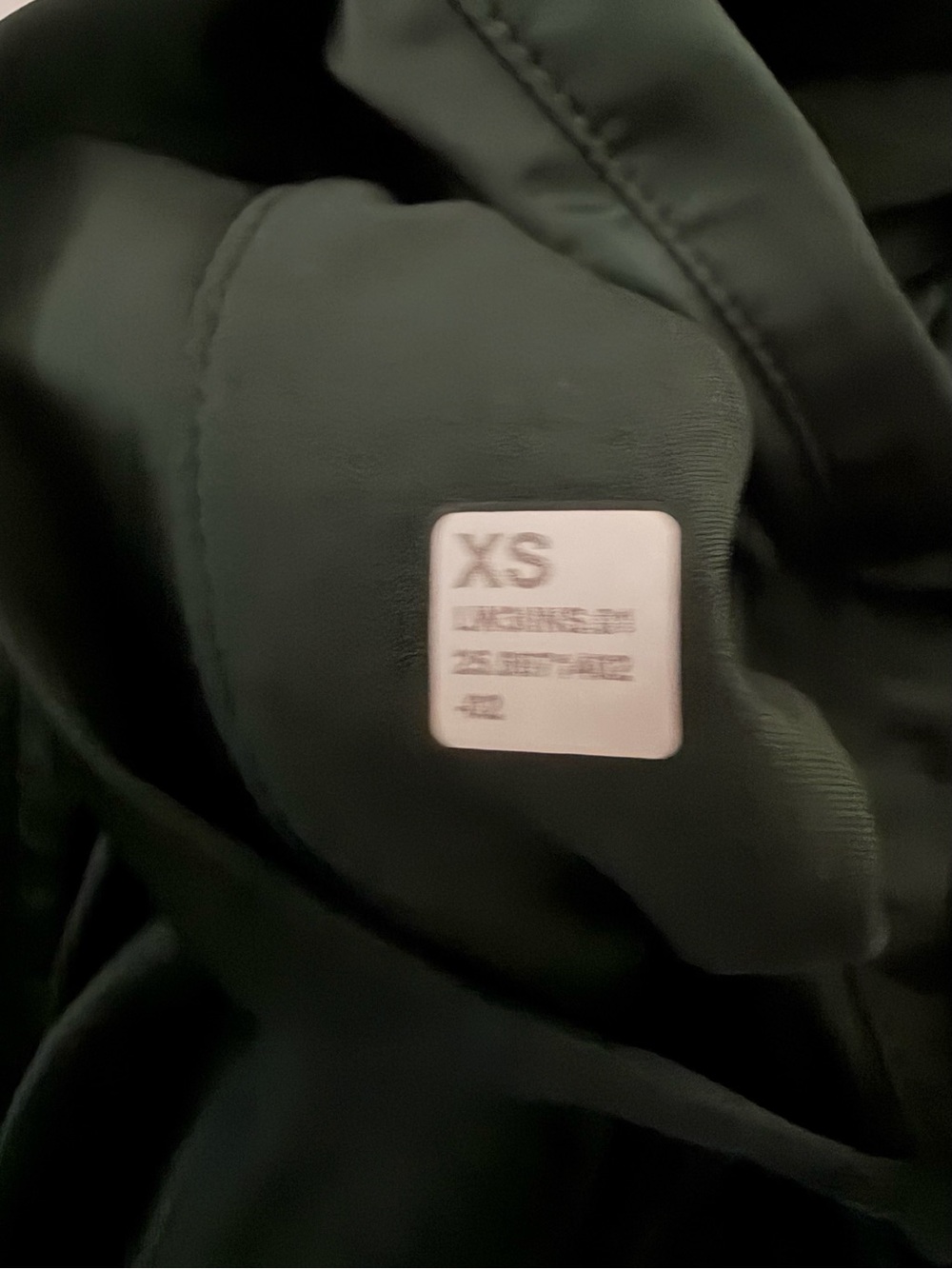 Lululemon Stretch Satin Nylon Jacket Zip up Green XS Extra Small - Picture 4 of 6